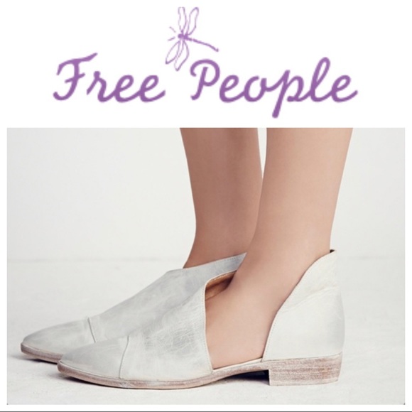 Free People Shoes - NWT Free People Royale Flat - Dove Grey